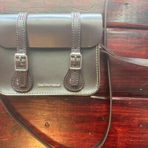 Dr. Martens Leather Burgundy 7inch crossbody bag